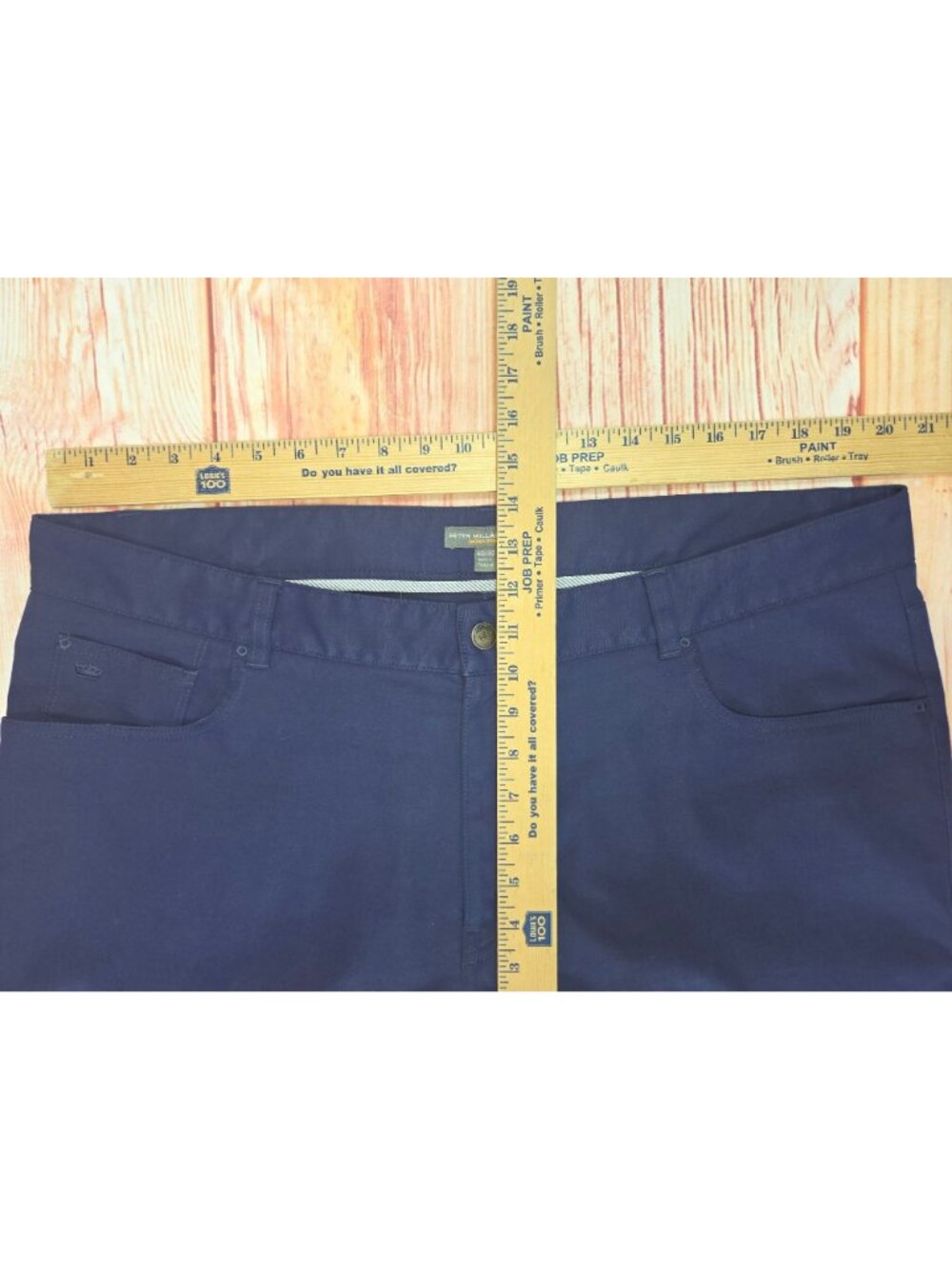 Peter Millar Crown Sport Eb66 5-Pocket Navy Pants 40x30 - Picture 8 of 9